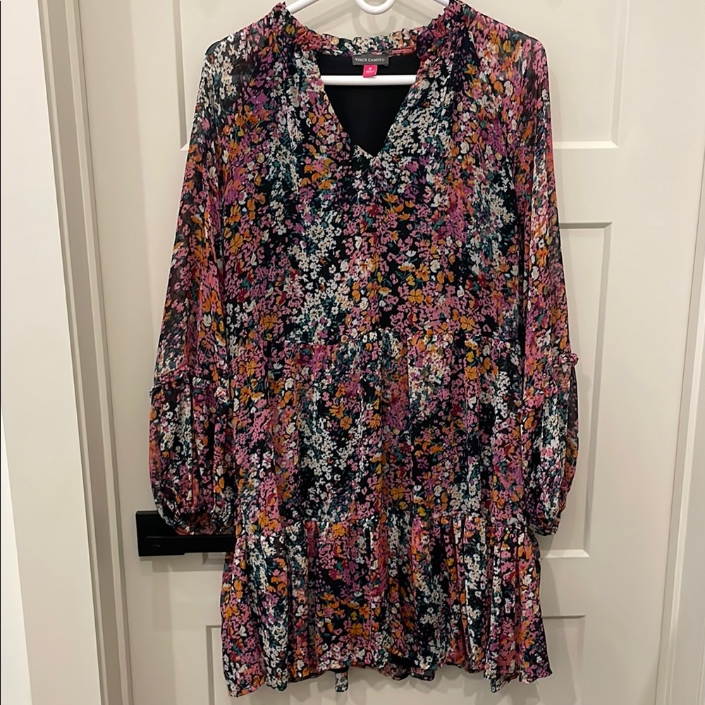 Vince Camuto Multicolor Floral Dress